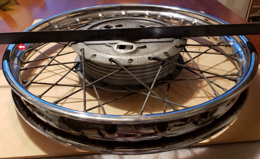 Relacing a Norton Rear Wheel GME